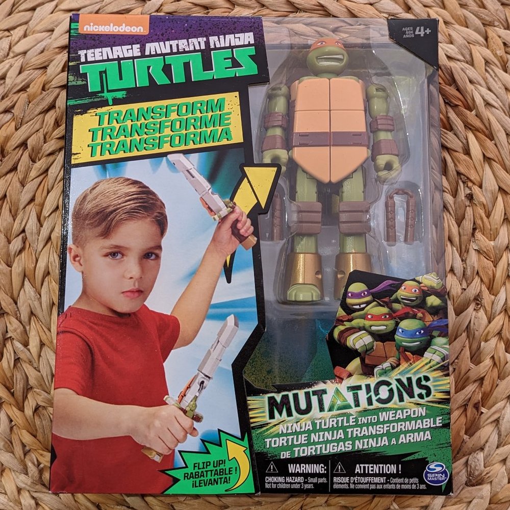 Spinmaster Ninja Turtles Mutations Mikey NIB
